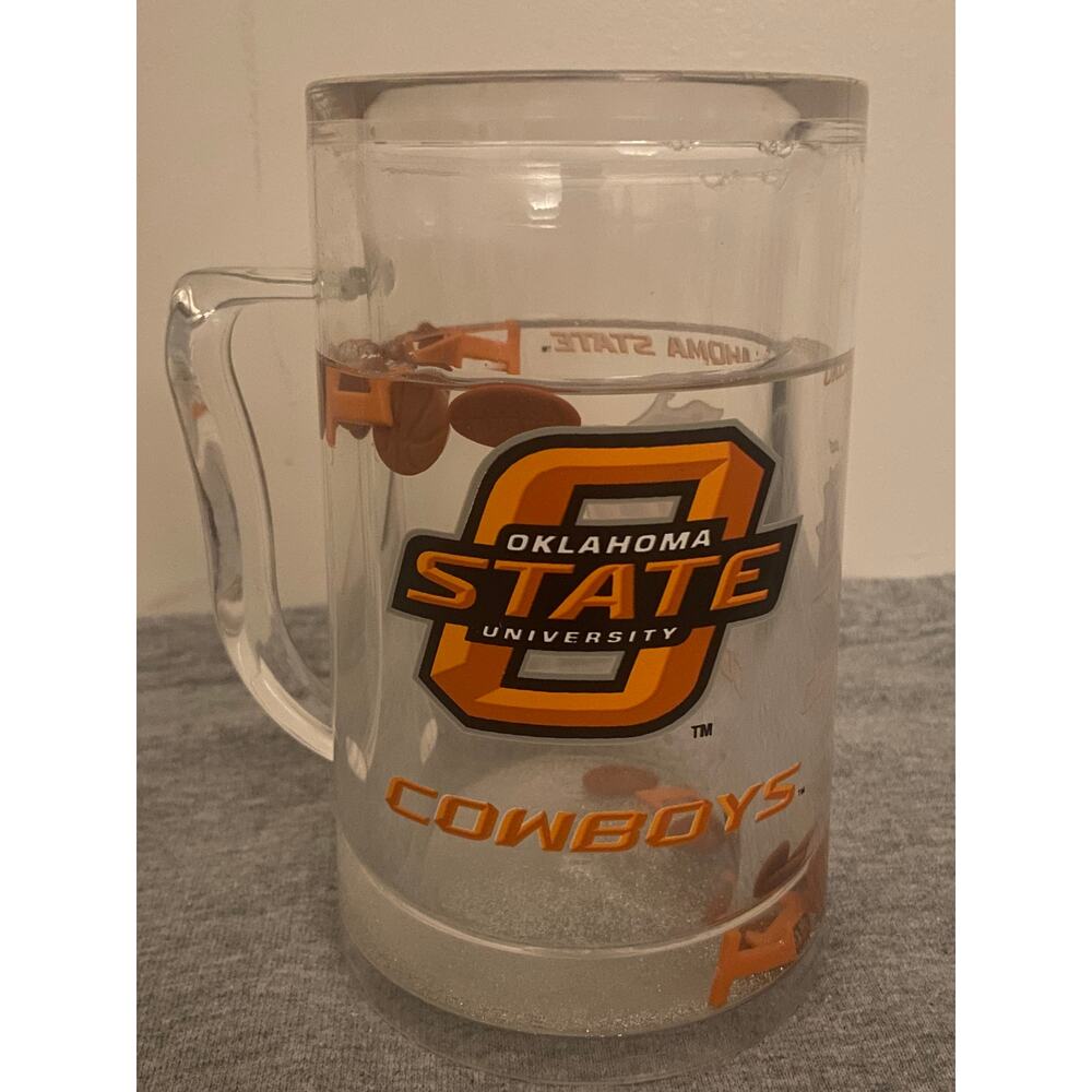 Vintage Oklahoma State Mug Freezer Glitter Gel